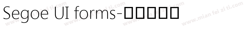 Segoe UI forms字体转换